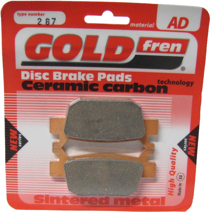 Rear Right Goldfren Brake Pad Fits Honda SH 300i AC 2012