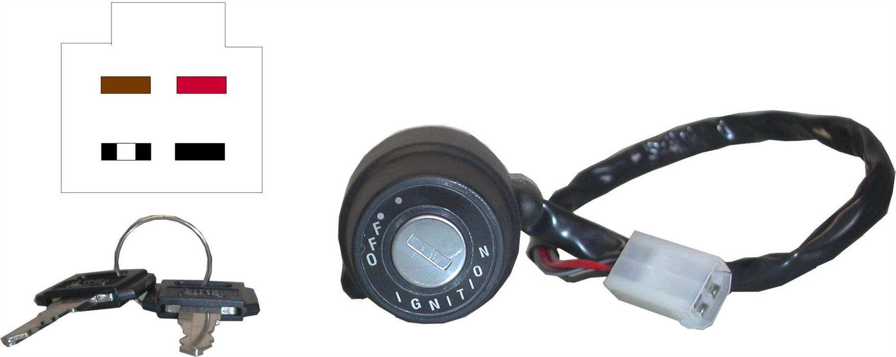 Ignition Switch For Yamaha XT 250 L Trail 1984