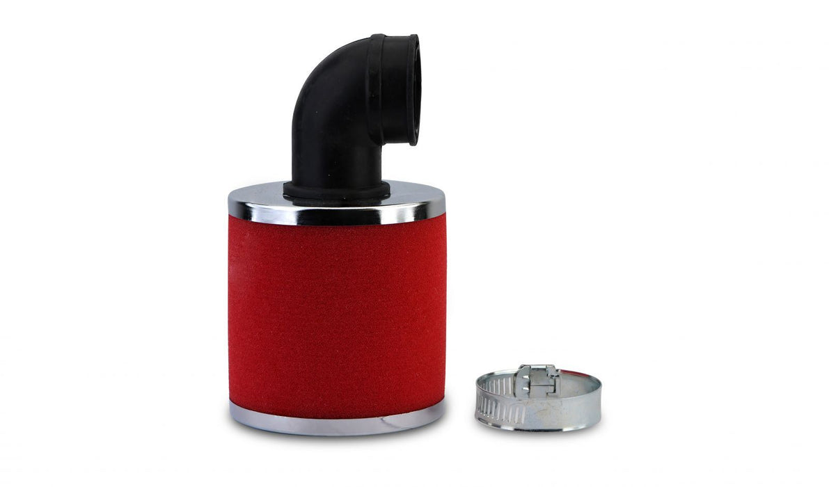 Athena Motorcycle Power Air Filter Foam 30mm 90' Bend Red – motorcycle part available from UK stock