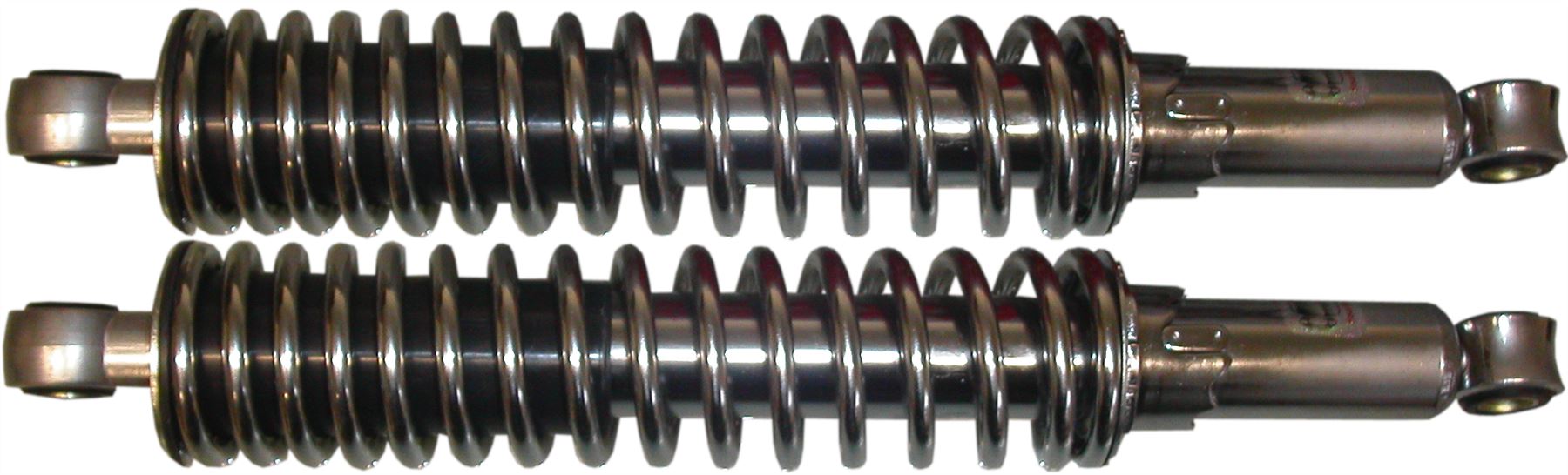 Yamaha YBR 125 ED (3D91) (Carb) Rear Chrome Shock Absorbers 2005-2006