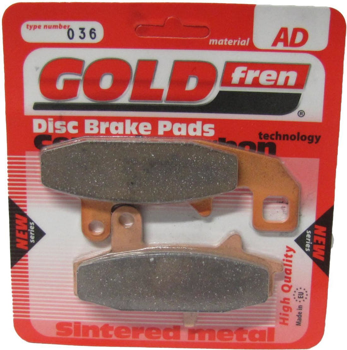 Front Right Goldfren Brake Pad Fits Suzuki DR 750 S-K 'Desert' 1989