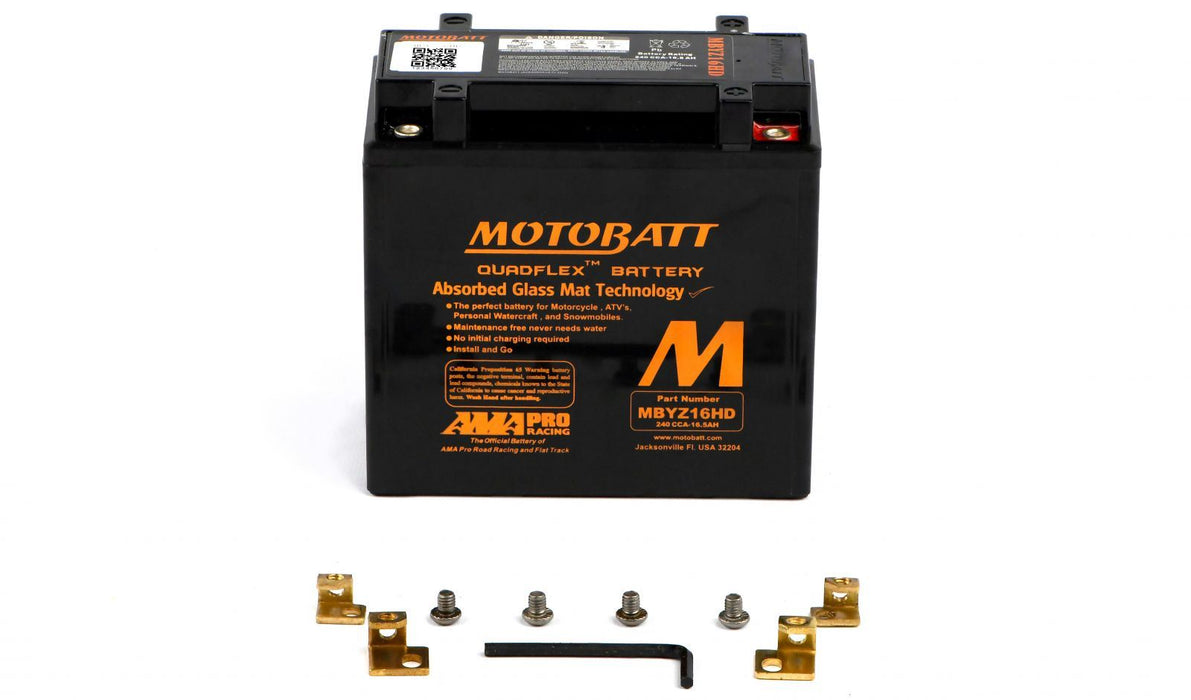 Motobatt Sealed Battery Fits Honda TRX 420 TM9 MBYZ16H 2009