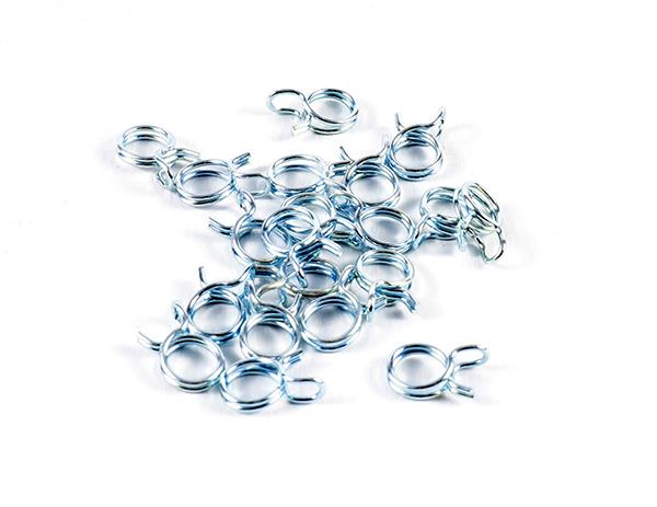Mikalor 20X Petrol Pipe Clips 8mm Double Wire Type – motorcycle part available from UK stock