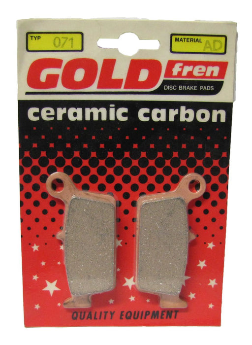 Goldfren Bremsbelag hinten rechts passend für Honda NSR 80 P HC06 1993