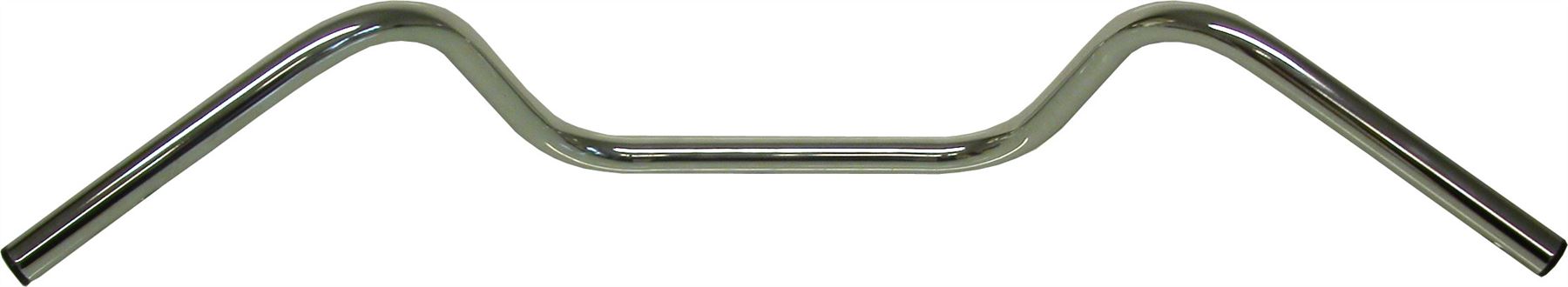 Motorcycle Handlebar 1" Chrome Western 8" Rise without Dimples