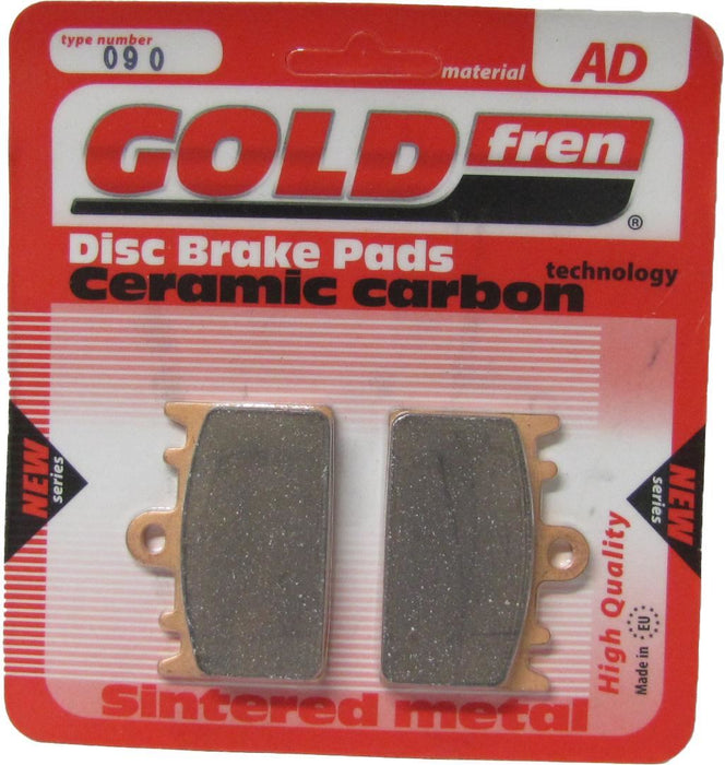 Front Left Goldfren Brake Pad Fits Kawasaki ZXR 400 ZX400L1 1991