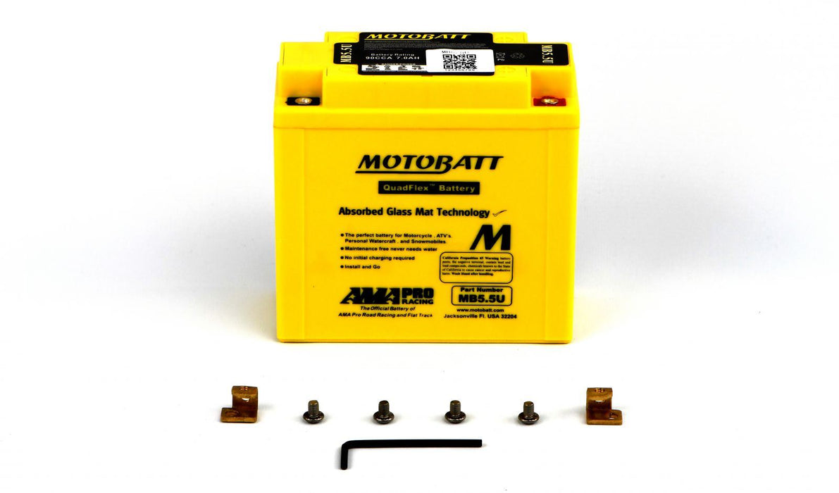 Motobatt Sealed Battery Fits Yamaha RZ 250 4L3 MB5.5U 1980-1982