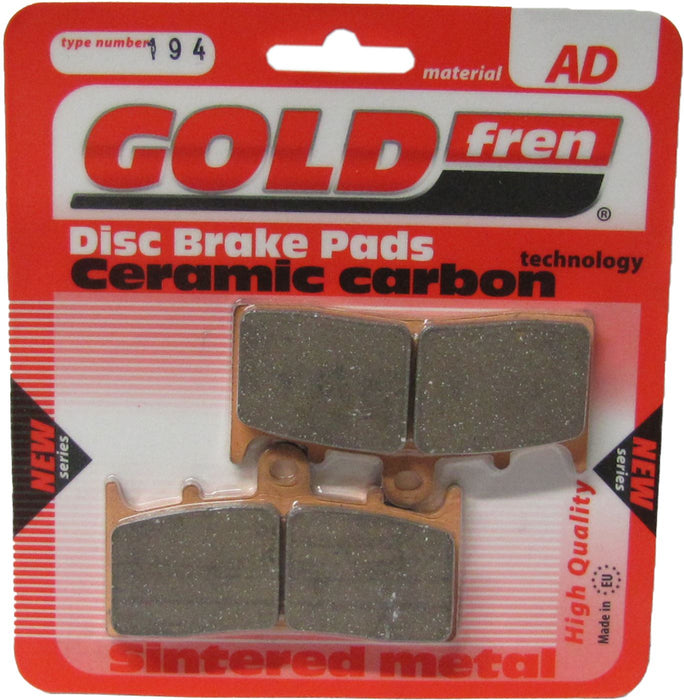 Front Right Goldfren Brake Pad Fits Kawasaki ZRX 400 ZR400E5 1999