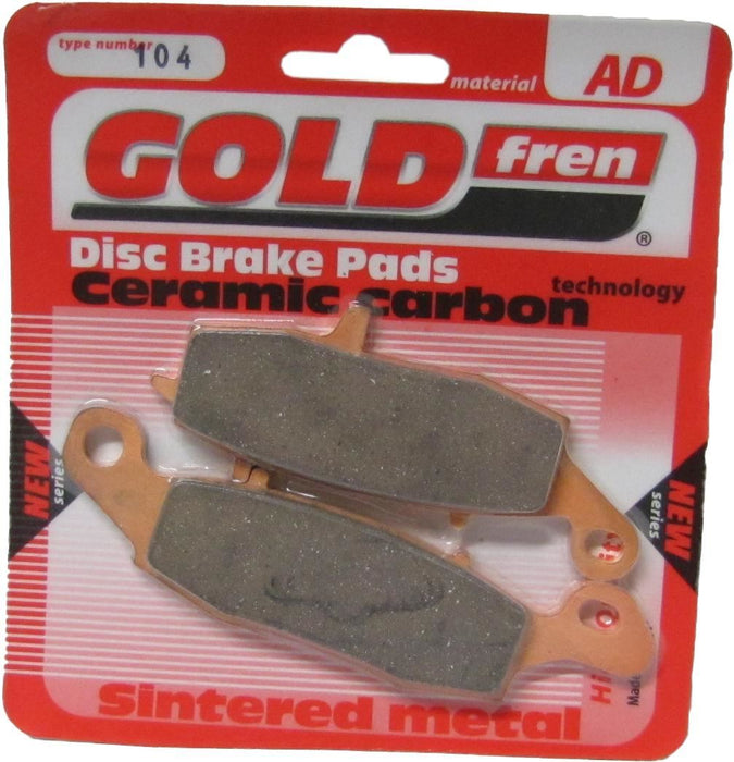 Front Left Goldfren Brake Pad Fits Kawasaki KLE 650 DAF Versys ABS 2010