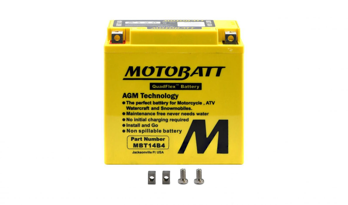 Motobatt Sealed Battery Fits Yamaha XJR 1300 P 5EAY Australia Model MBT14B4 2002
