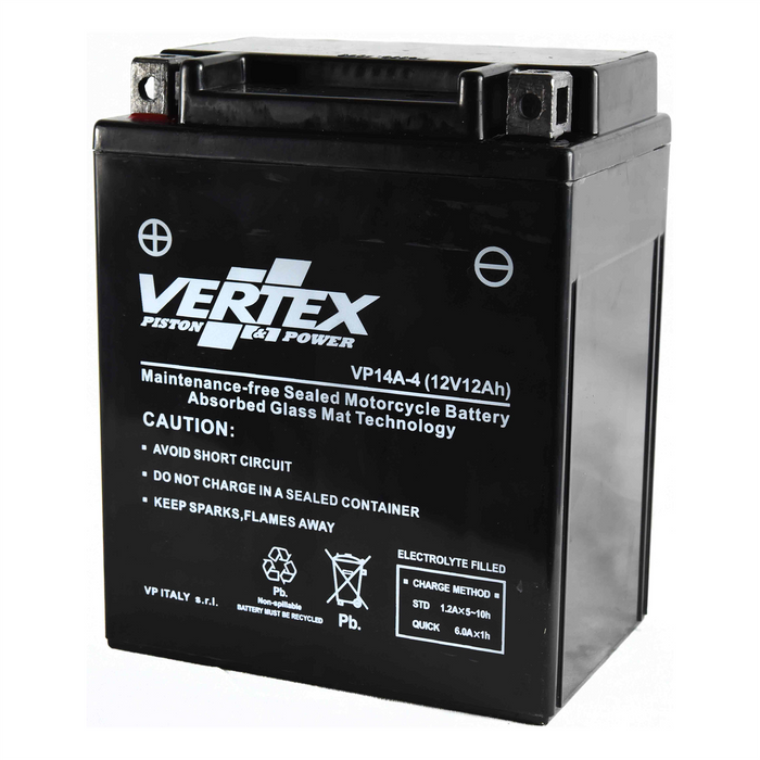 Vertex Motorcycle Battery Fits Suzuki LT-F4WD 250 S CB14-A2  1995