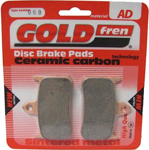 Front Right Goldfren Brake Pad Fits Honda VFR 400 R3K NC30 1989