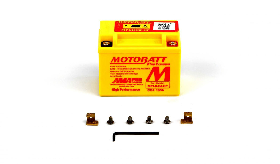 Motobatt Pro Lithium Battery MPLX4U-HP With Charge Protection Circuit