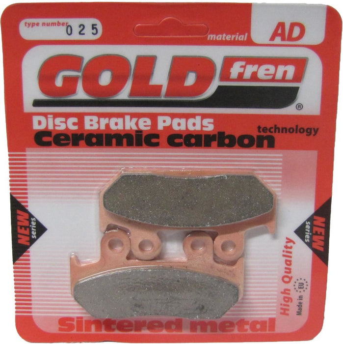 Front Left Goldfren Brake Pad Fits Honda CBR 500 FK 'Hurricane' 1989