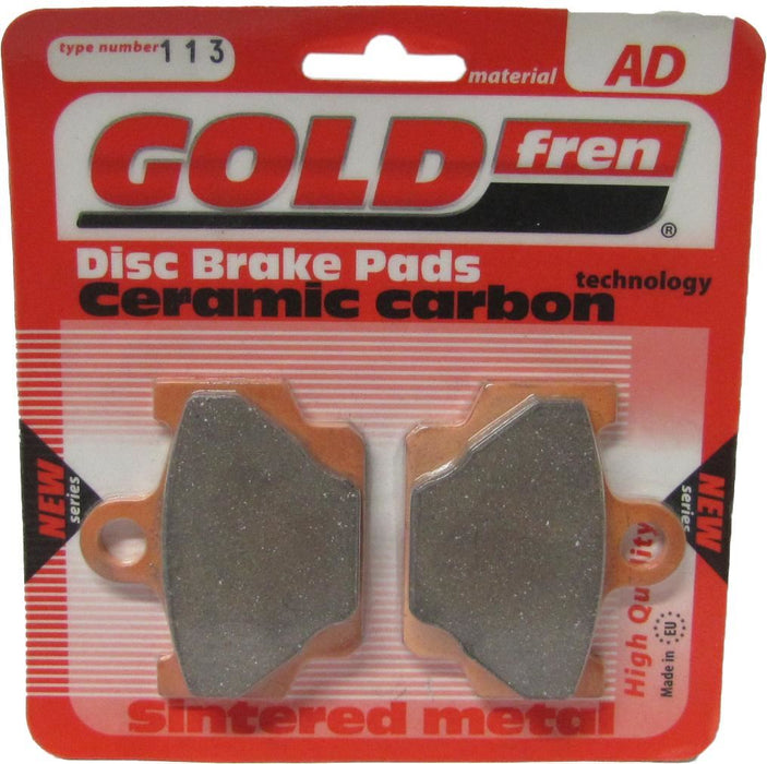Front Left Goldfren Brake Pad Fits Yamaha XZ 550 UK Model V Twin 1982-1984