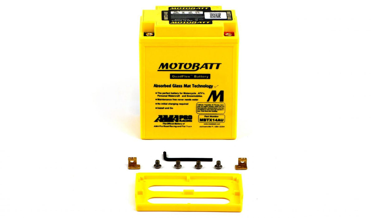 Motobatt Sealed Battery Fits Yamaha XS 500 C MBTX14AU 1976