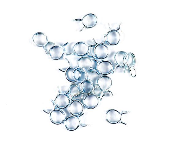 Mikalor 20X Petrol Pipe Clips 8mm Double Wire Type