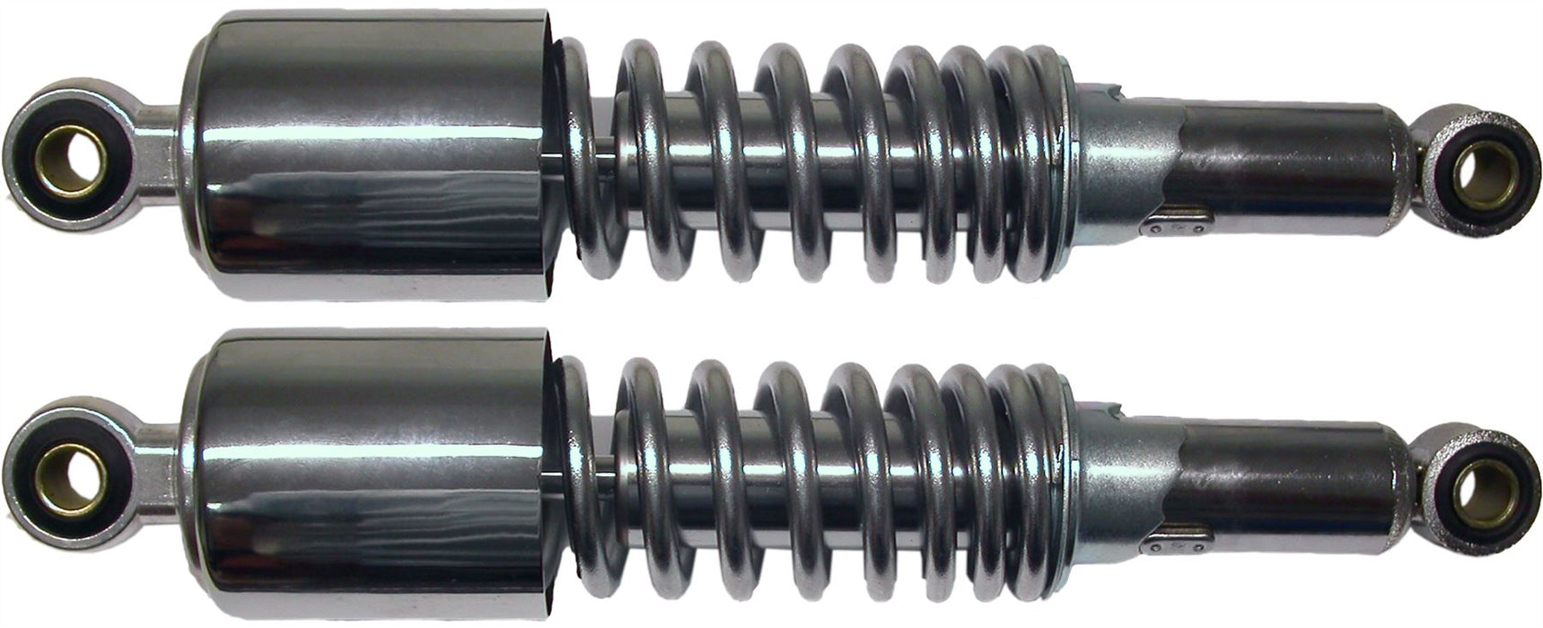 Suzuki GN 125 R Rear Chrome Shock Absorbers 1994-2001