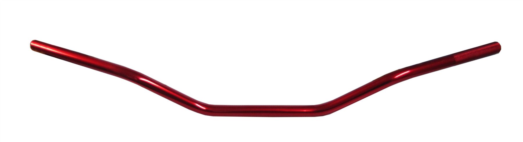 Motorcycle Handlebar 7/8" Aluminium Red 1.50" Rise without brace