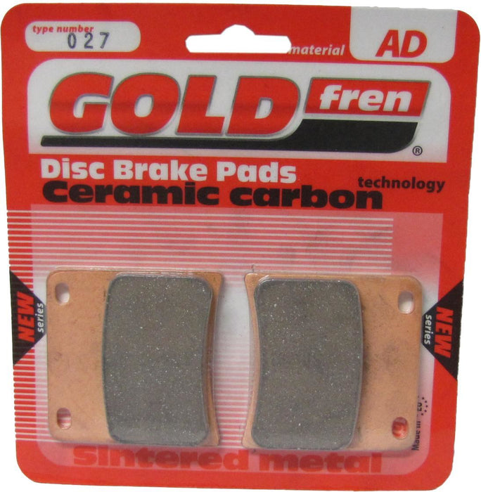 Front Right Goldfren Brake Pad Fits Suzuki GSX 600 FJ GN72A 1988