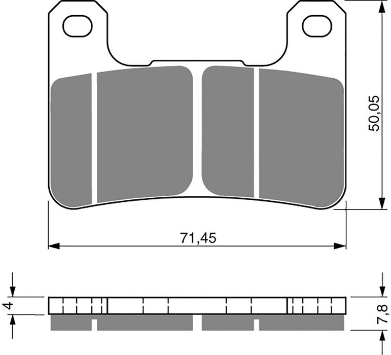 Front Left Goldfren Brake Pad Fits Kawasaki ZX-10R ZX1000JCF 2012