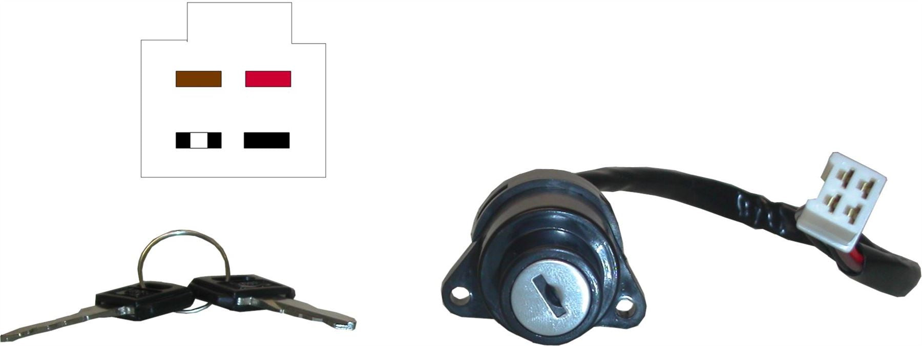 Ignition Switch For Yamaha FS1-SE Chopper 1981-1982