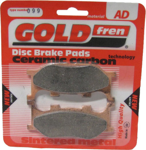 Front Right Goldfren Brake Pad Fits Yamaha YP 250 Majesty 2000