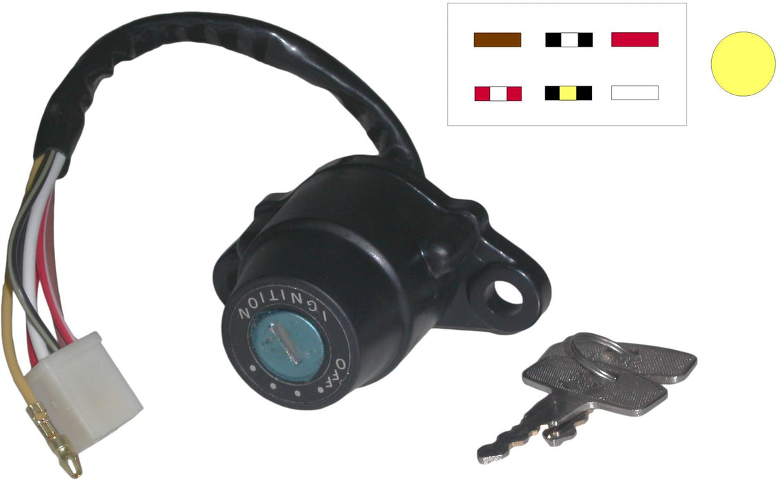 Ignition Switch For Kawasaki KE 125 A 1983-1982