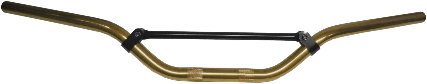 Motorcycle Handlebar 7/8" Aluminium Gold 3.50" Rise with brace