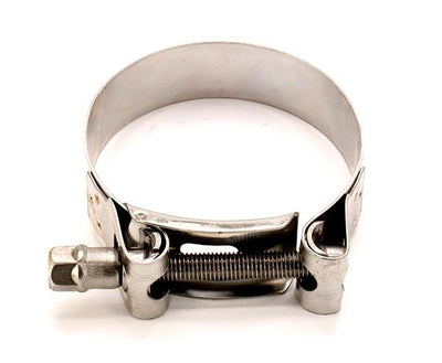 Mikalor 10X Exhaust Clamps 63-68mm All Stainless Steel inc Bolt
