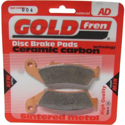 Front Right Goldfren Brake Pad Fits Honda NX 250 2L MD25 1990-1992