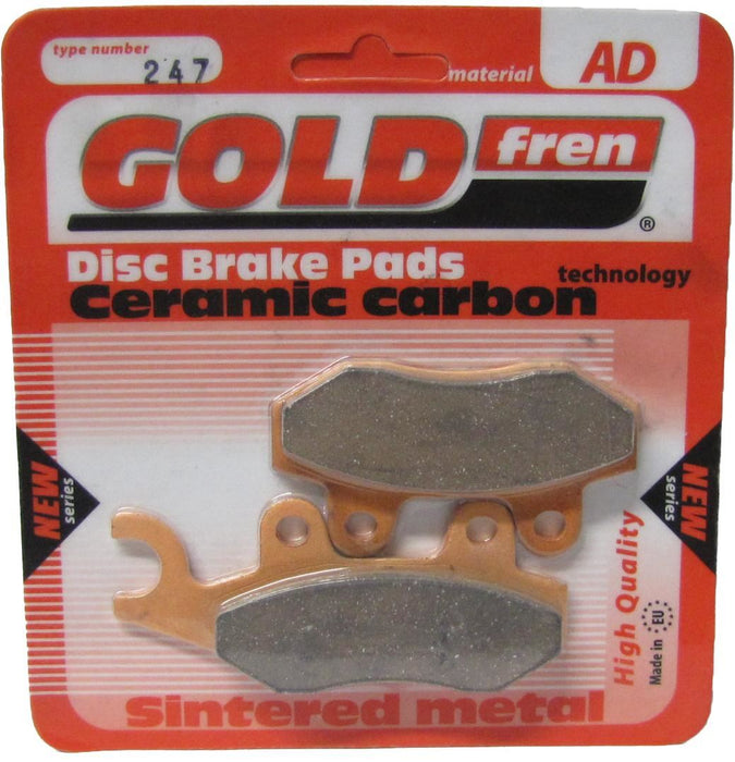 Rear Right Goldfren Brake Pad Fits Triumph Scrambler 865cc Carb 2006-2007