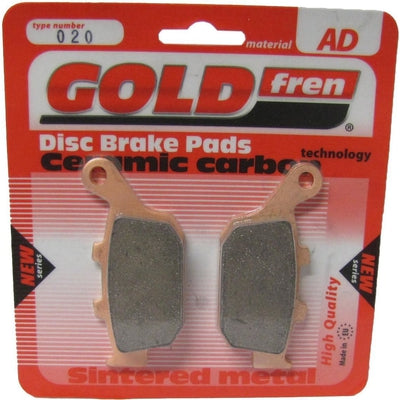 Rear Right Goldfren Brake Pad Fits Honda VTR 250 -1 Generation II 2001