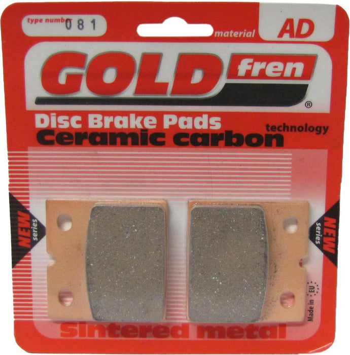 Rear Right Goldfren Brake Pad Fits Moto Guzzi V 1000 Hydro Convert 1975-1984 – motorcycle part available from UK stock