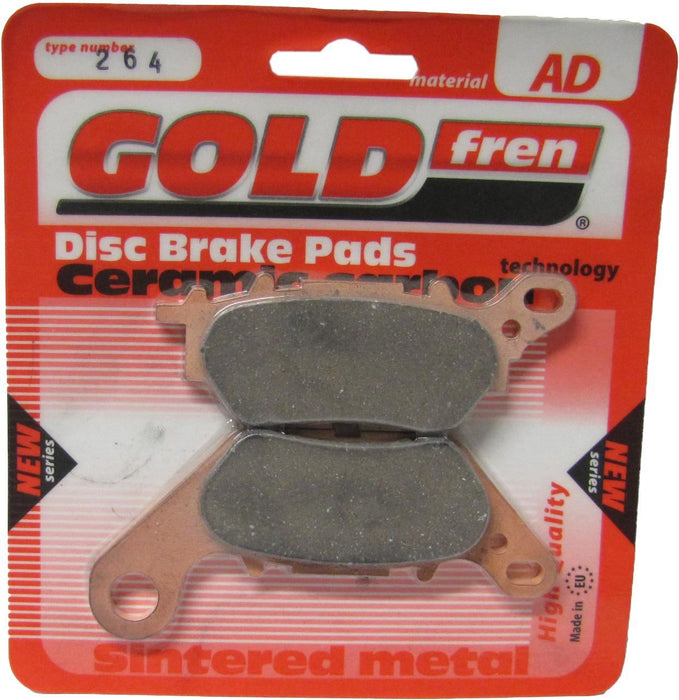 Front Right Goldfren Brake Pad Fits Yamaha YBR 125 51D2 EFI 2012-2013