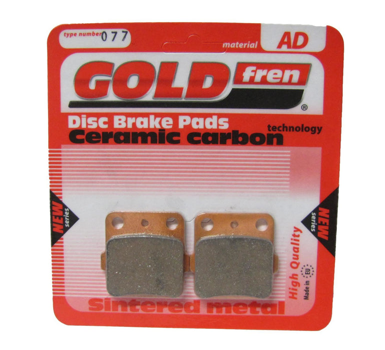 Rear Right Goldfren Brake Pad Fits Yamaha YZ 125 W 3JD 2T 1989