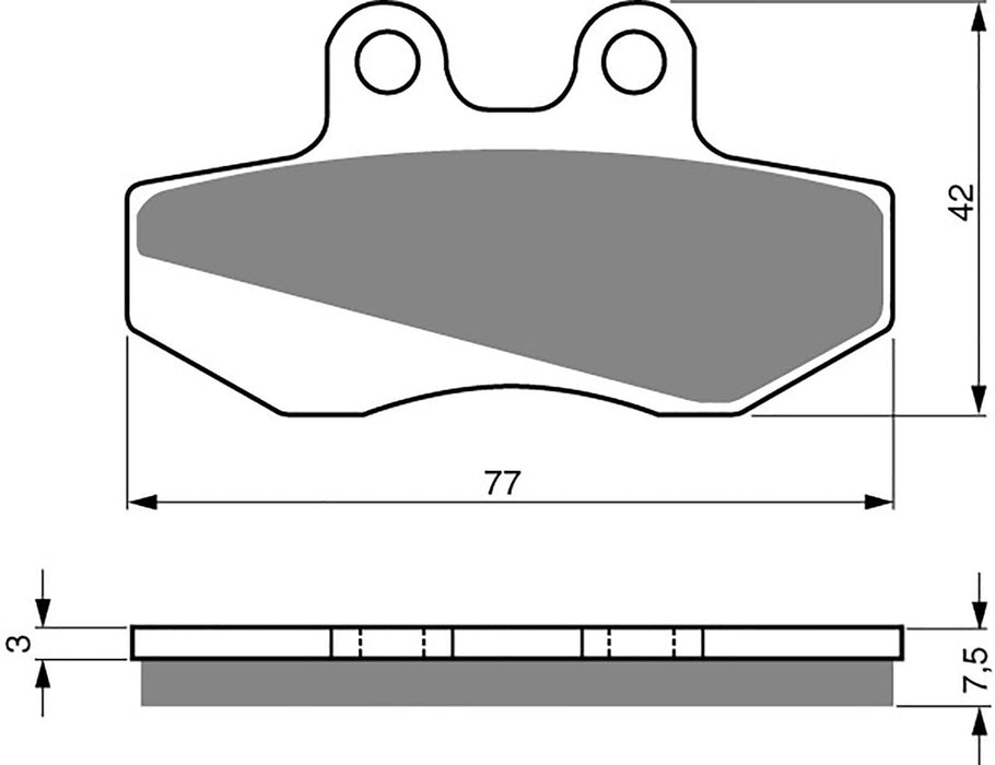 Front Right Goldfren Brake Pad Fits Aprilia Pegaso 600 1991