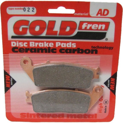 Front Left Goldfren Brake Pad Fits Honda CB 750 F2W RC42 1998