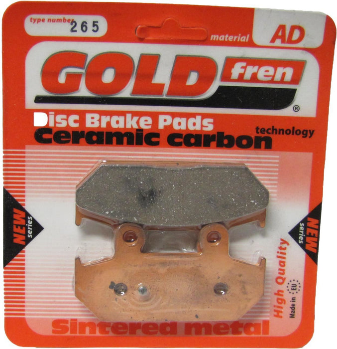 Rear Right Goldfren Brake Pad Fits Suzuki AN 650 K9 Burgman 2009-2010