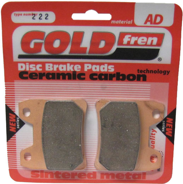 Rear Right Goldfren Brake Pad Fits Yamaha FZS 1000 Fazer S 1C25 2004 – motorcycle part available from UK stock