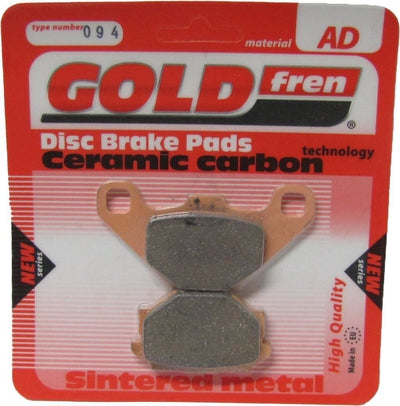Rear Right Goldfren Brake Pad Fits MZ Baghira Black Panther 660 1999-2005