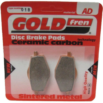 Front Right Goldfren Brake Pad Fits MBK XC 125 Flame 1996-2003