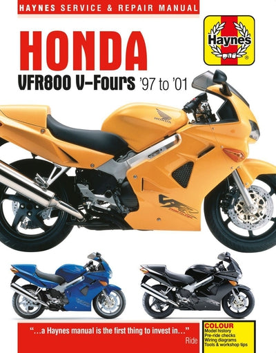 Haynes Manual Honda VFR800Fi-W,Fi-X,Fi-Y,Fi-1 97-01