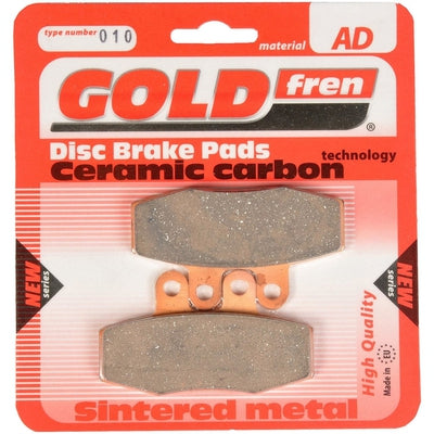 Front Right Goldfren Brake Pad Fits Gilera KZ 125 1986-1989