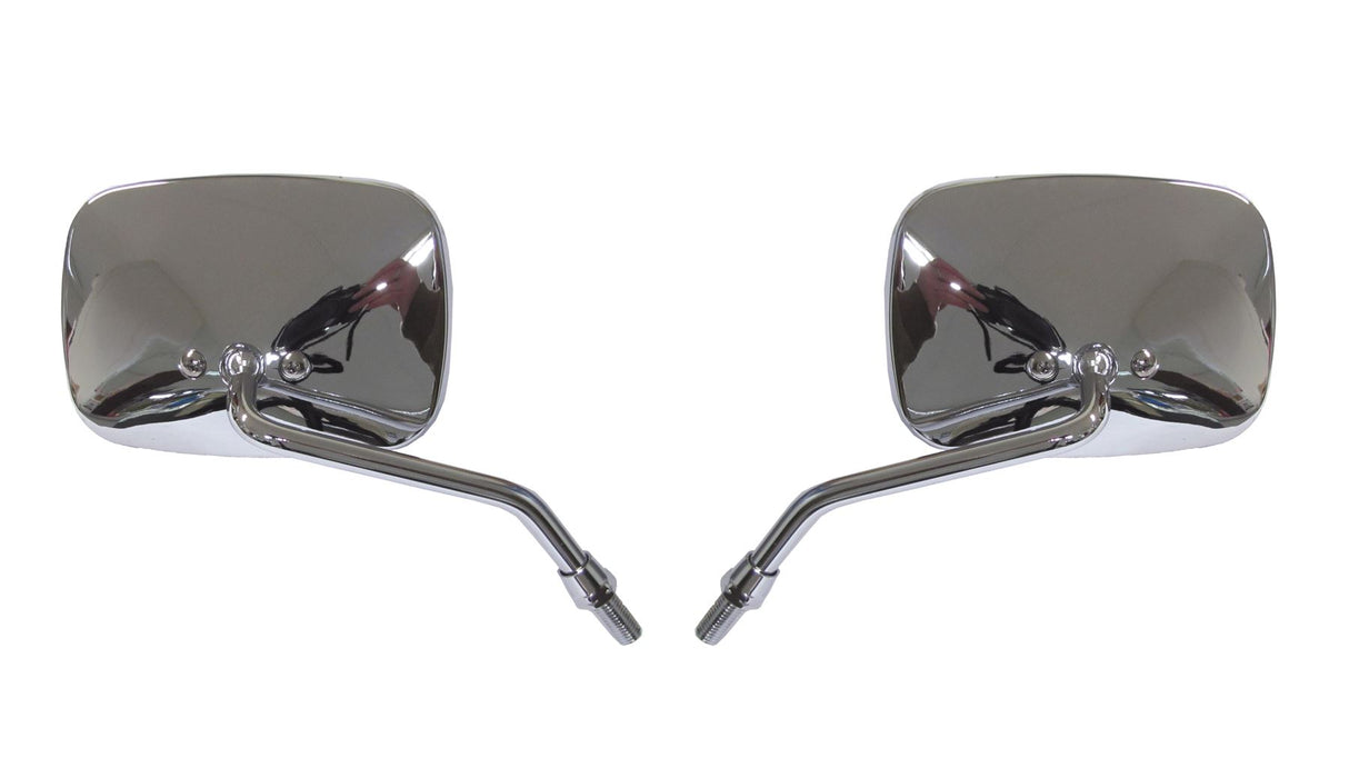 Left & Right Hand Mirrors Fit Aprilia Habana 50 Chrome 1999-2002