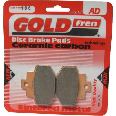 Rear Right Goldfren Brake Pad Fits Vespa GTV 125 2007-2009