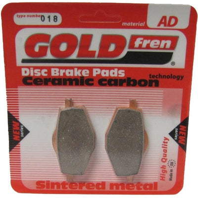 Front Right Goldfren Brake Pad Fits Yamaha XC 125 TR Cygnus 4THK 1999-2001