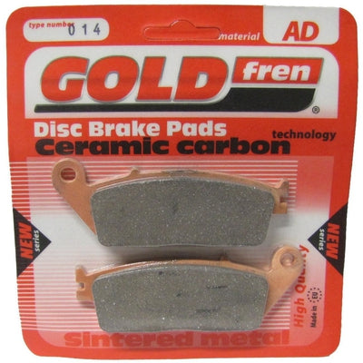 Front Right Goldfren Brake Pad Fits Honda VT 1100 C2-4 Shadow Sabre 2004