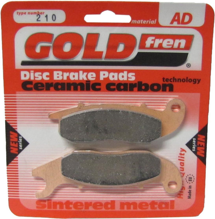 Front Right Goldfren Brake Pad Fits Honda CBR 125 RA 2010