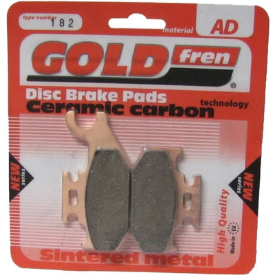 Rear Right Goldfren Brake Pad Fits Suzuki UH 125 L1 Burgman 2011